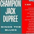 Audio CD Cover: Champion Jack Dupree Sings the Blues von Champion Jack Dupree