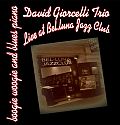 Audio CD Cover: Live At Bel-Luna Jazz CLub von David Giorcelli