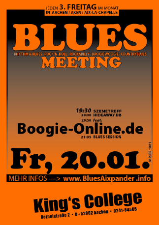 Boogie Online Webmaster zu Gast beim Blues Meeting in Aachen